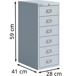 Produktbild für Schubladenschrank Bisley MultiDrawer, aus Metall
