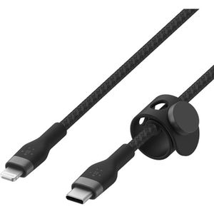 Produktbild für Ladekabel Belkin BoostCharge Pro Flex, schwarz, 1m