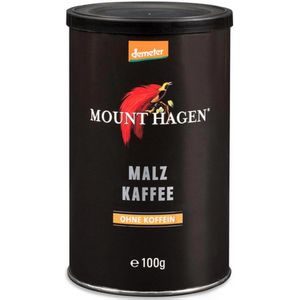 Mount-Hagen Kaffee Malzkaffee ohne Koffein, BIO, löslicher Kaffee, fairtrade, 100g