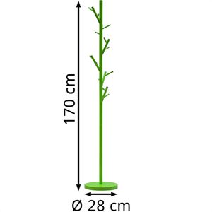 Produktbild für Garderobenständer jankurtz Tree, 494307, grün