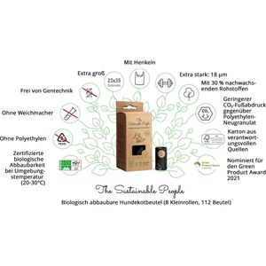 Produktbild für Hundekotbeutel TSP 2070, biologisch abbaubar