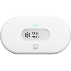 Airthings Luftqualitätsmessgerät View Pollution, mit Ampelanzeige, Alarm, WLAN und App