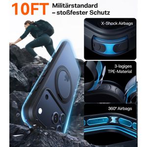 Produktbild für Handyhülle Torras Ostand Pro Series, MagSafe, schwarz