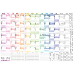 Plakatkalender Häfft 7197-6, Jahr 2023/2024