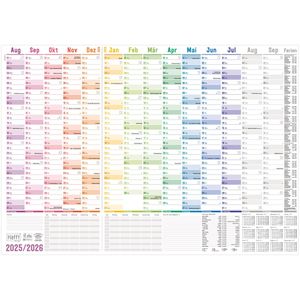 Produktbild für Plakatkalender Häfft 9779-0, Rainbow, 2025/2026