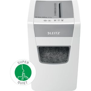 Produktbild für Aktenvernichter Leitz 8098 IQ Slim Office S P4, weiß