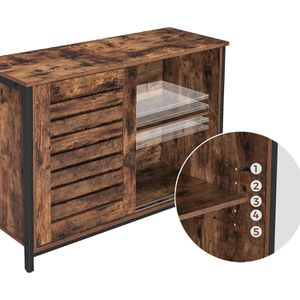 Produktbild für Schiebetürenschrank Vasagle LSC081B01, Holz