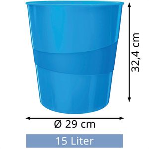 Produktbild für Papierkorb Leitz WOW 5278-10-36 Duo Colour
