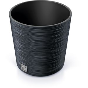 Übertopf Prosperplast Furu Round, anthrazit, Ø 30 x 30 cm