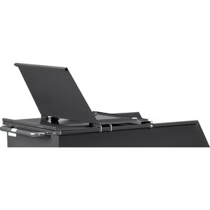 Produktbild für Kippbehälter-Deckel Fetra 47D4, anthrazit, aus Stahl