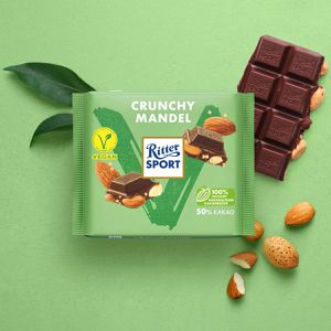 Produktbild für Tafelschokolade Ritter-Sport Crunchy Mandel