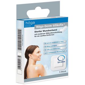 Produktbild für Pflaster Höga Derm Silkofix, 5 Strips