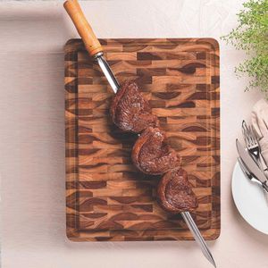 Produktbild für Schneidebrett Tramontina Churrasco Premium, Teakholz