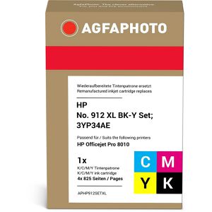 Produktbild für Tinte AgfaPhoto für HP 912XL Multipack