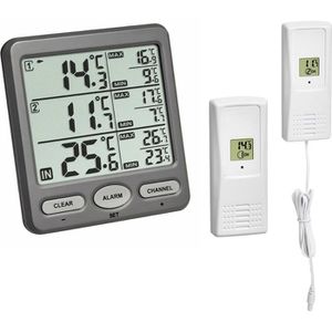 Thermometer TFA 30.3062.10, Trio, mit LC-Display, digital