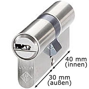 Produktbild für Schließzylinder Abus Bravus 2000, mit 6 Schlüsseln