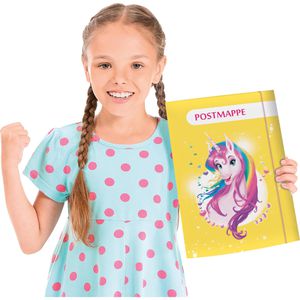 Produktbild für Postmappe RNK 46334 Einhornportrait, A4