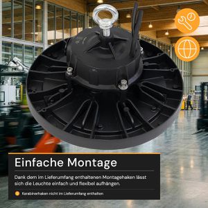 Produktbild für LED-Hallenstrahler Enovalite ELED500160, 100 Watt