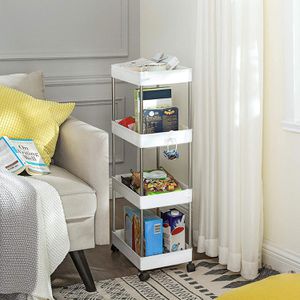 Produktbild für Nischenregal Songmics KSC10WT, weiß, mit Rollen