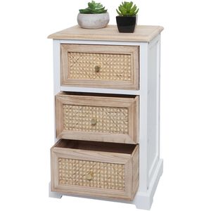 Produktbild für Kommode Mendler HWC-K87, 97675, natur / weiß