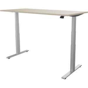 Produktbild für Schreibtisch fm-Büromöbel fouraction ahorn / silber