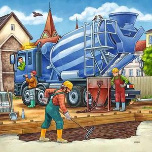 Produktbild für Puzzle Ravensburger 09226, Große Baufahrzeuge