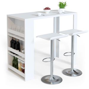 Produktbild für Bartisch Vicco weiß
