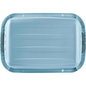 Produktbild für Wäschekorb Keeeper Jost, blau, mit 2 Griffen