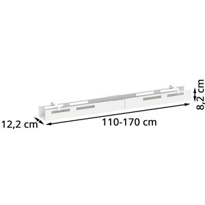 Produktbild für Kabelwanne Geramöbel S-500800-W, weiß