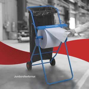 Produktbild für Putztuchrolle Wypall L30 Ultra+ 7426 Airflex-Technologie, blau