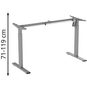 Schreibtischgestell LogiLink EO0052, grau, 3 Memoryspeicher