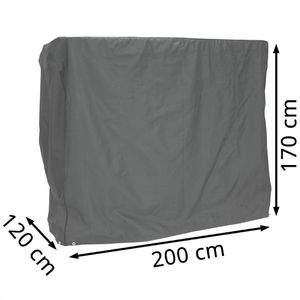 Produktbild für Gartenmöbel-Abdeckung Greemotion 127183, grau