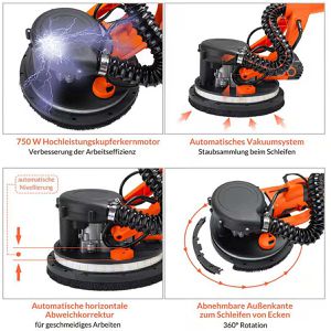Produktbild für Trockenbauschleifer Gardebruk MZTS001, 108351