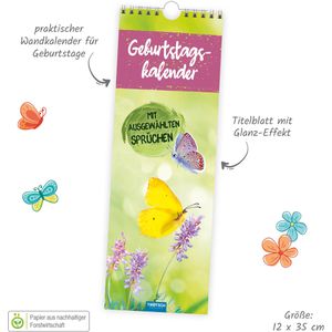 Produktbild für Geburtstagskalender Trötsch 52815n, mit Sprüchen