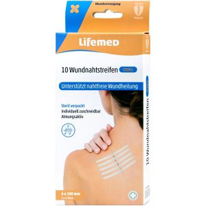 Wundnahtstreifen Lifemed steril, 10 Streifen