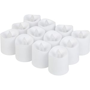 Produktbild für LED-Teelichter Idena 30469, weiß