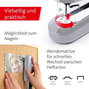 Produktbild für Heftgerät Novus B4, 020-1271, inkl. 200 Heftklammern