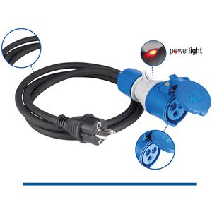 Produktbild für CEE-Adapter as-Schwabe Caravan 61406, Länge 1,5 m