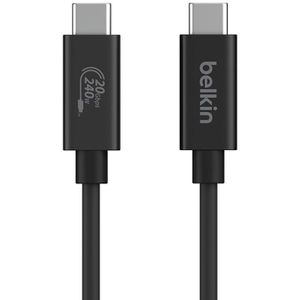 Produktbild für Ladekabel Belkin Connect USB4, schwarz, 2m