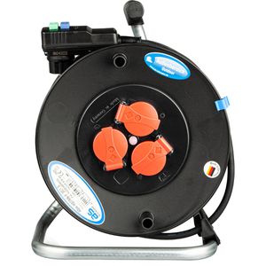 Produktbild für Kabeltrommel as-Schwabe 10829, PRCD, für außen IP44