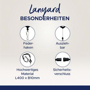 Produktbild für Schlüsselband Zweckform 4830, mit Jojo
