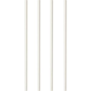 Produktbild für Strohhalme Papstar 87513 pure, weiß, aus Papier