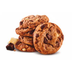 Produktbild für Kekse Edeka Herzstücke Triple Chocolate Cookies