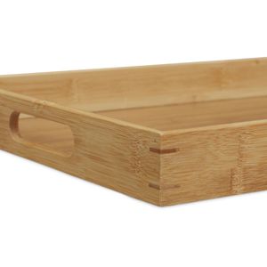 Produktbild für Serviertablett Relaxdays 10020234, eckig, 45x31cm