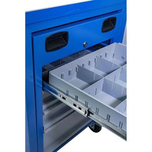 Produktbild für Werkbank Güde P 1200 SLT Multi, 40932, blau, mit Rollen