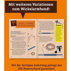 Produktbild für Bastelset Kosmos 604455 Namensbänder wickeln