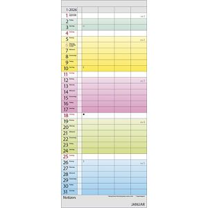 Produktbild für Familienplaner Korsch 240626, Farbenspiel, 2026