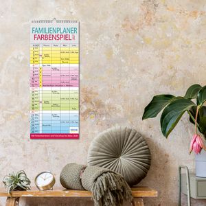 Produktbild für Familienplaner Korsch 240627, Farbenspiel, Jahr 2027