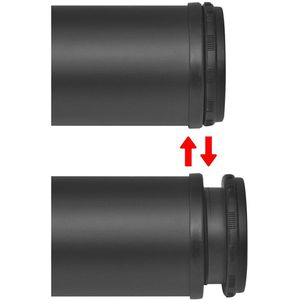 Produktbild für Tischbein vidaXL 242140, schwarz aus Metall