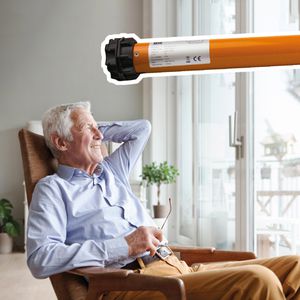 Produktbild für Rohrmotor WIR-Elektronik eRO Comfort, mit Schalter